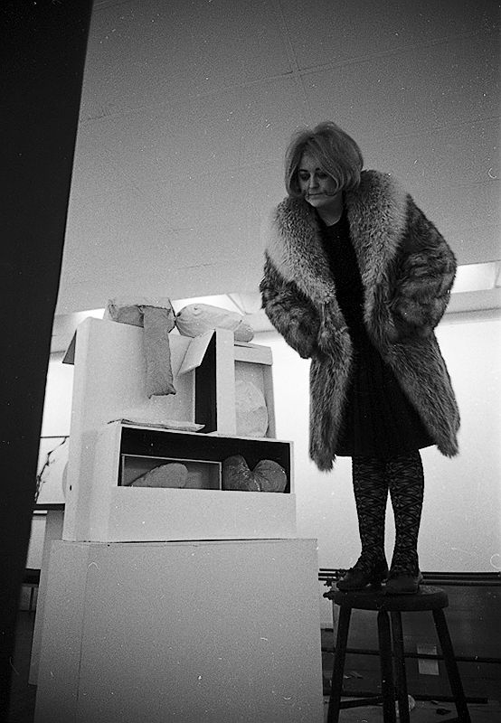 Joyce Wieland at the Isaacs Gallery, 1965