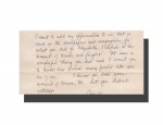 Excerpt from letter sent to Grace Lorch in 1957. From Lee Lorch fonds, Accession 2007-054 / 026 (17).