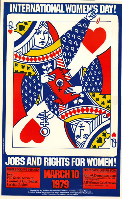 Poster for International Women's Day for March 10, 1979.